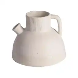 Van Cranenbroek Vaas handvat 14 cm beige aanbieding