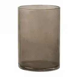 Van Cranenbroek Vaas glas taupe 19 x 20 cm aanbieding