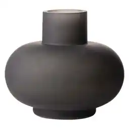 Van Cranenbroek Vaas glas 13 cm zwart aanbieding