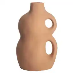 Van Cranenbroek Vaas handvatten 26 cm terra aanbieding