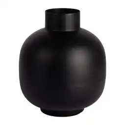 Van Cranenbroek Vaas Metaal 20cm zwart aanbieding