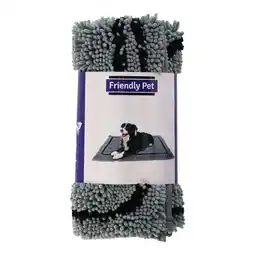 Van Cranenbroek Droogloopmat Hond Grijs aanbieding