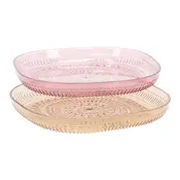 Van Cranenbroek Bord plastic 20 cm 2 assorti aanbieding