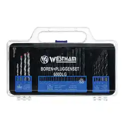 Van Cranenbroek Boren en pluggenset 600-delig Westham aanbieding