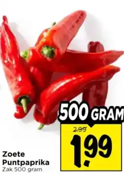 Vomar Voordeelmarkt Zoete Puntpaprika aanbieding