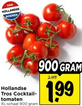 Vomar Voordeelmarkt Hollandse Tros Cocktailtomaten aanbieding