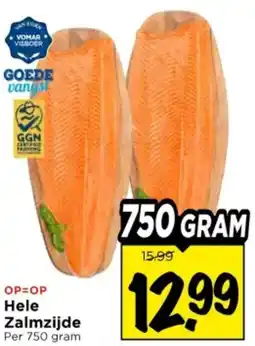 Vomar Voordeelmarkt Hele Zalmzijde aanbieding