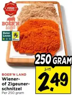 Vomar Voordeelmarkt Wiener of Zigeunerschnitzel aanbieding
