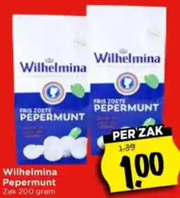Vomar Voordeelmarkt Wilhelmina Pepermunt aanbieding