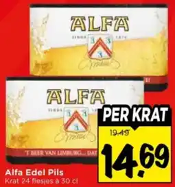 Vomar Voordeelmarkt Alfa Edel Pils aanbieding