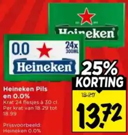 Vomar Voordeelmarkt Heineken Pils en 0.0% aanbieding