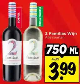 Vomar Voordeelmarkt 2 Familias Wijn aanbieding