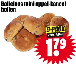 Dirk Bolicious mini appel-kaneel bollen aanbieding