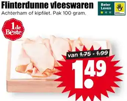 Dirk Flinterdunne vleeswaren aanbieding