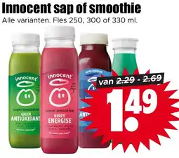 Dirk Innocent sap of smoothie aanbieding