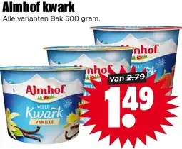 Dirk Almhof kwark aanbieding
