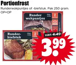 Dirk Portionfrost aanbieding