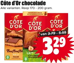 Dirk Côte d'Or chocolade aanbieding