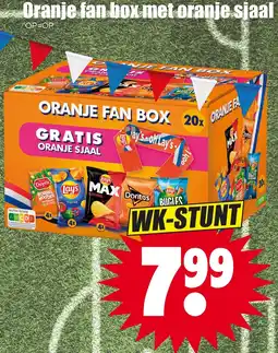Dirk Oranje fan box met oranje sjaal aanbieding