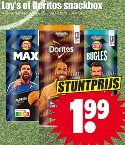 Dirk Lay's of Doritos snackbox aanbieding