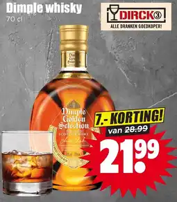 Dirk Dimple whisky aanbieding