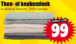Dirk Thee of keukendoek aanbieding