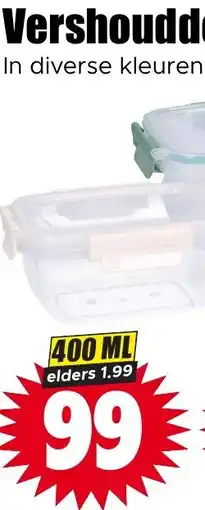 Dirk Vershouddoos aanbieding