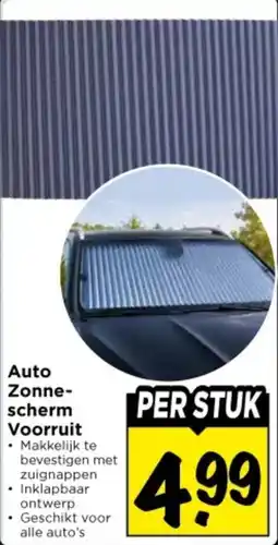 Vomar Voordeelmarkt Auto Zonnescherm Voorruit aanbieding