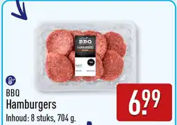 ALDI BBQ Hamburgers aanbieding