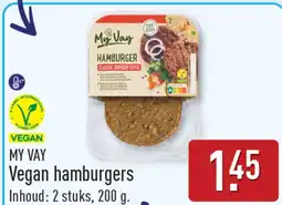 ALDI My Vay Vegan hamburgers aanbieding