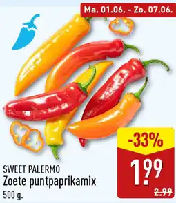 ALDI Sweet Palermo Zoete puntpaprikamix aanbieding