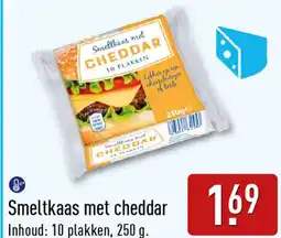 ALDI Smeltkaas met cheddar aanbieding