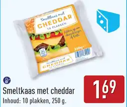 ALDI Smeltkaas met cheddar aanbieding