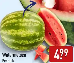 ALDI Watermeloen aanbieding