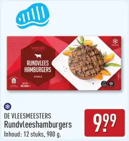 ALDI De vleesmeesters rundvleeshamburgers aanbieding