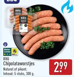 ALDI Bbq chipolataworstjes aanbieding