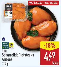 ALDI Bbq scharrelkipfiletsteaks arizona aanbieding