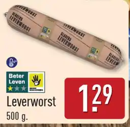 ALDI Leverworst aanbieding
