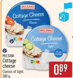 ALDI Milsani cottage cheese aanbieding