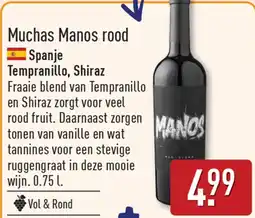 ALDI Muchas Manos rood aanbieding