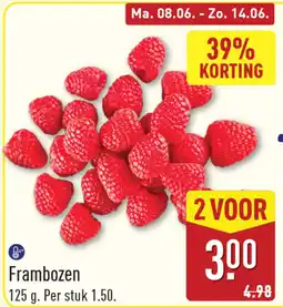 ALDI Frambozen aanbieding
