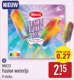 ALDI Mucci fusion water ijs aanbieding