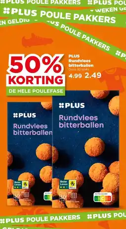 PLUS Rundvlees bitterballen aanbieding