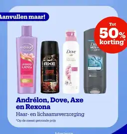 Bol.com Andrélon, Dove, Axe en Rexona aanbieding