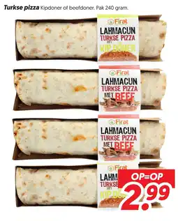 Dekamarkt Turkse pizza aanbieding