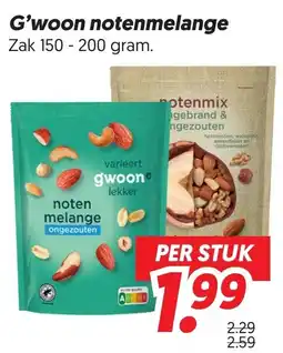 Dekamarkt G'woon notenmelange aanbieding