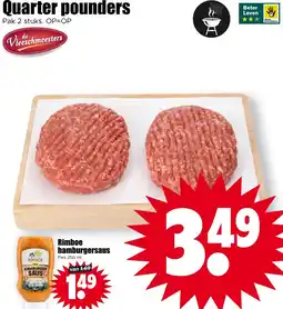 Dirk Quarter pounders aanbieding