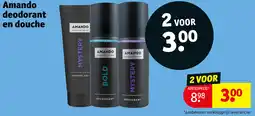 Kruidvat Amando deodorant en douche aanbieding