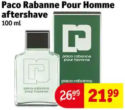 Kruidvat Paco Rabanne Pour Homme aftershave aanbieding