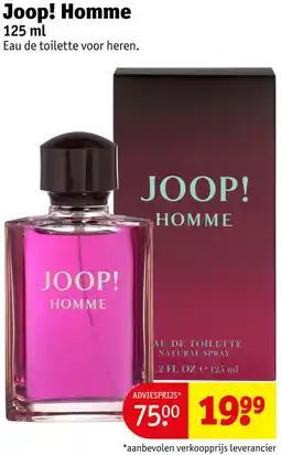 Kruidvat Joop! Homme aanbieding